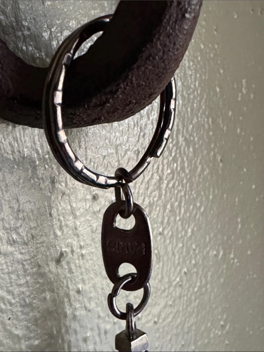 New Eiffel Tower-Paris Key Chain-Metal-Silver Toned
